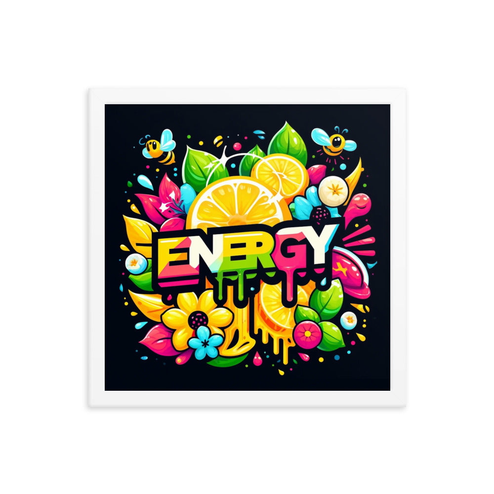 Energy Framed Poster