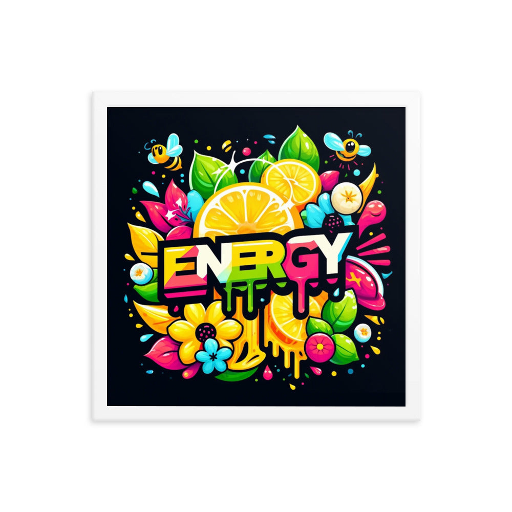 Energy Framed Poster