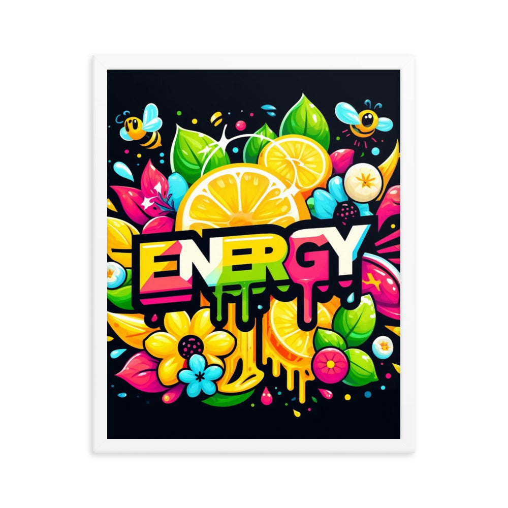 Energy Framed Poster