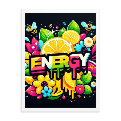 Energy Framed Poster