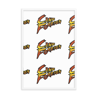 Camp Foreign Framed Poster (Street Fighter Edition)