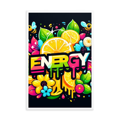 Energy Framed Poster