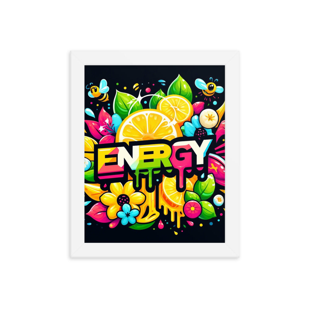 Energy Framed Poster