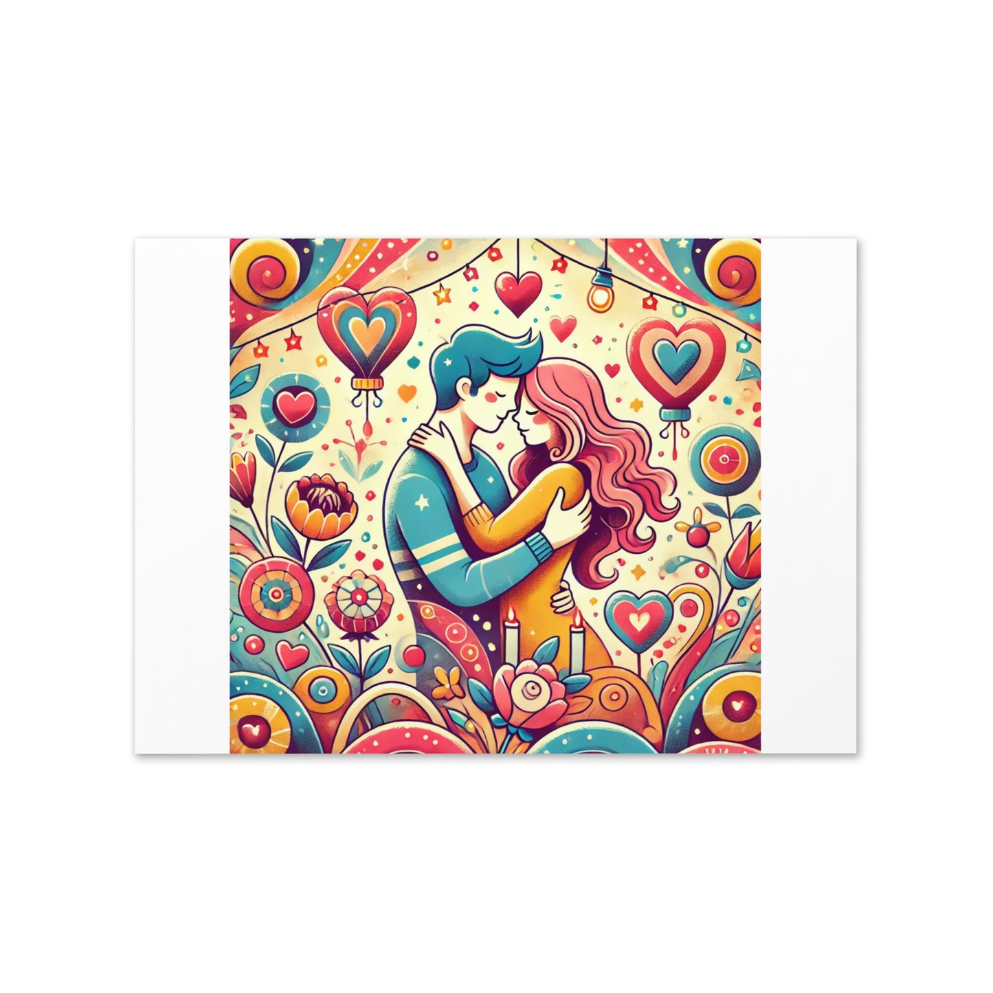 Romance Freestyle Greeting Card