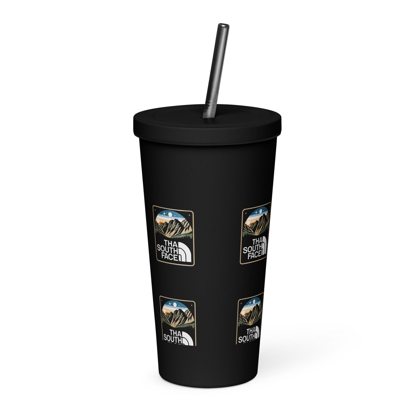 South Face Insulated Tumbler w/ a straw