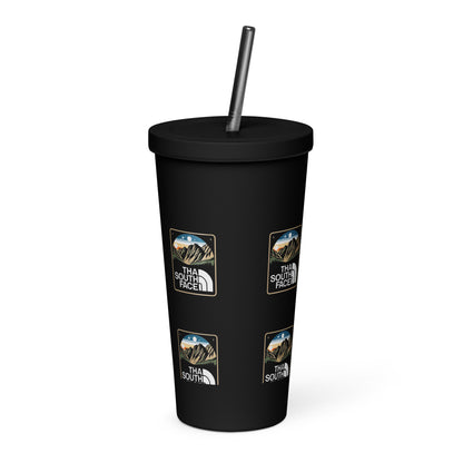 South Face Insulated Tumbler w/ a straw