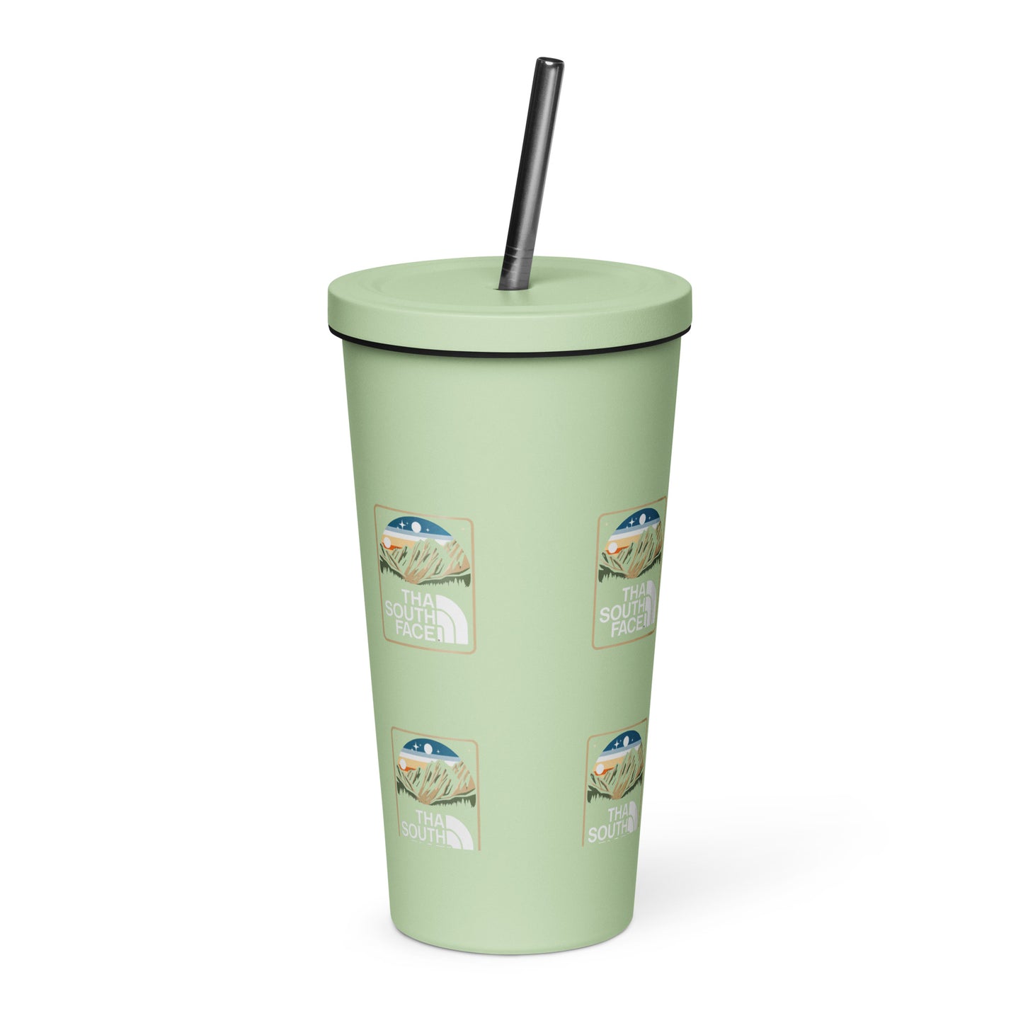 South Face Insulated Tumbler w/ a straw