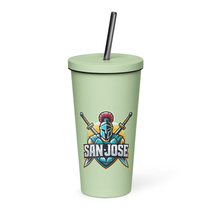 San Jose Insulated Tumbler w/ Straw