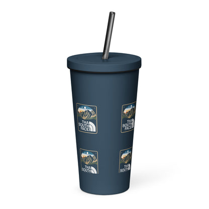 South Face Insulated Tumbler w/ a straw