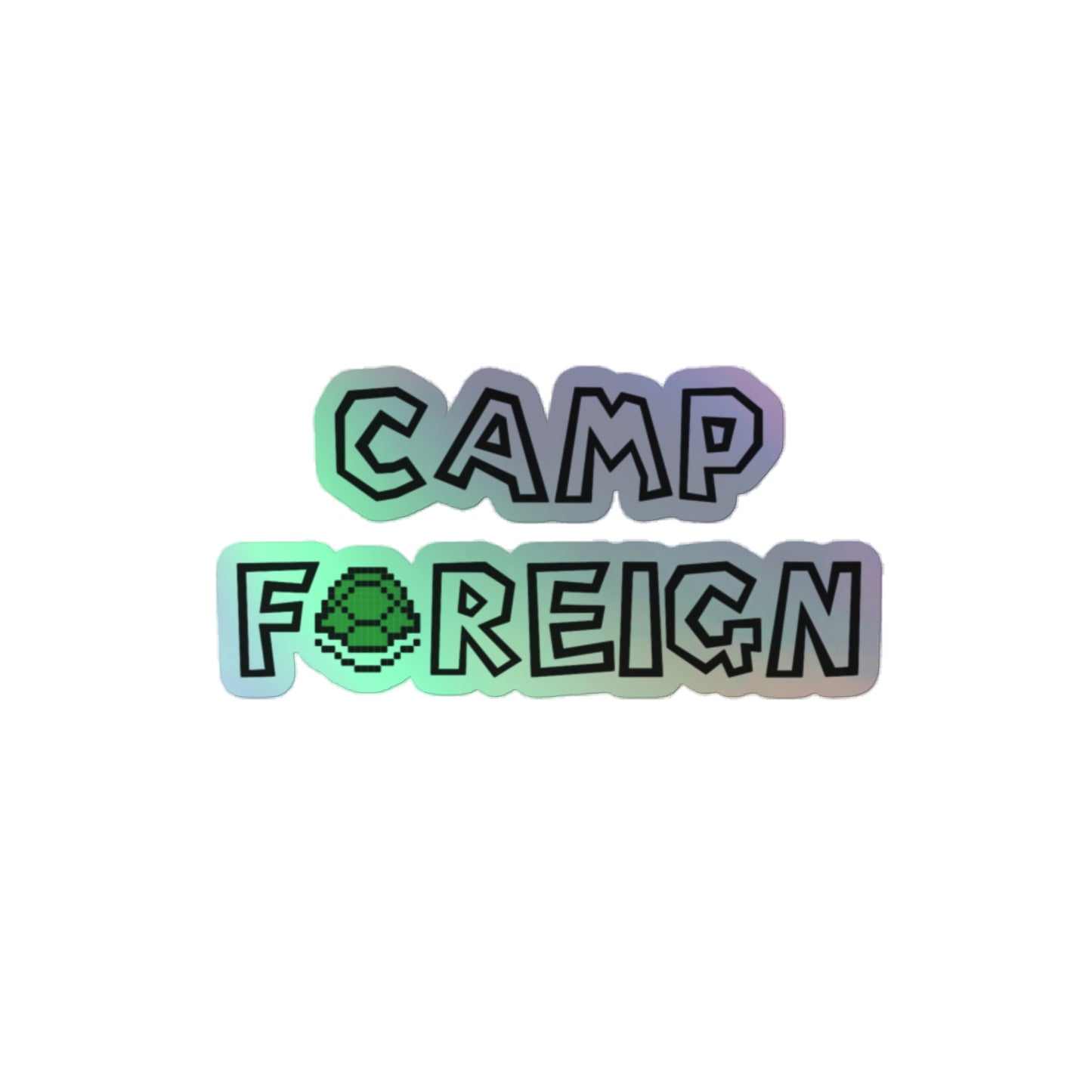 Camp Foreign Holographic Stickers (Super Mario Edition)