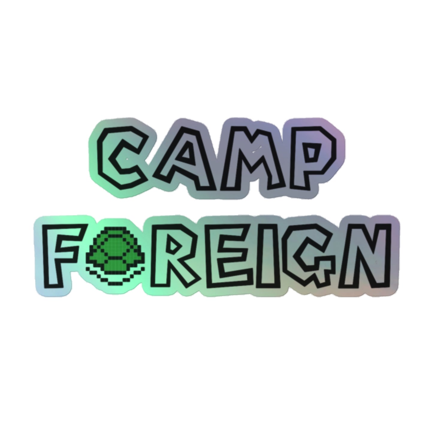 Camp Foreign Holographic Stickers (Super Mario Edition)