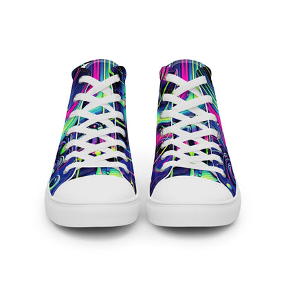 Nervous Men’s High Top Canvas Shoes (Swerve Edition)