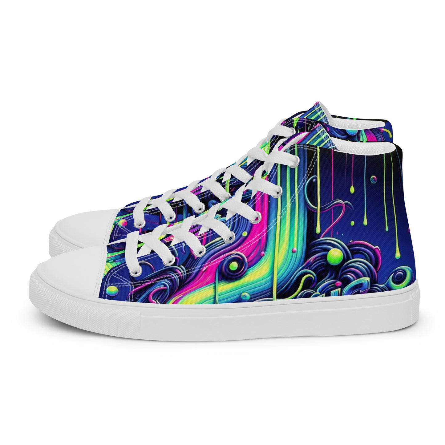 Nervous Men’s High Top Canvas Shoes (Swerve Edition)