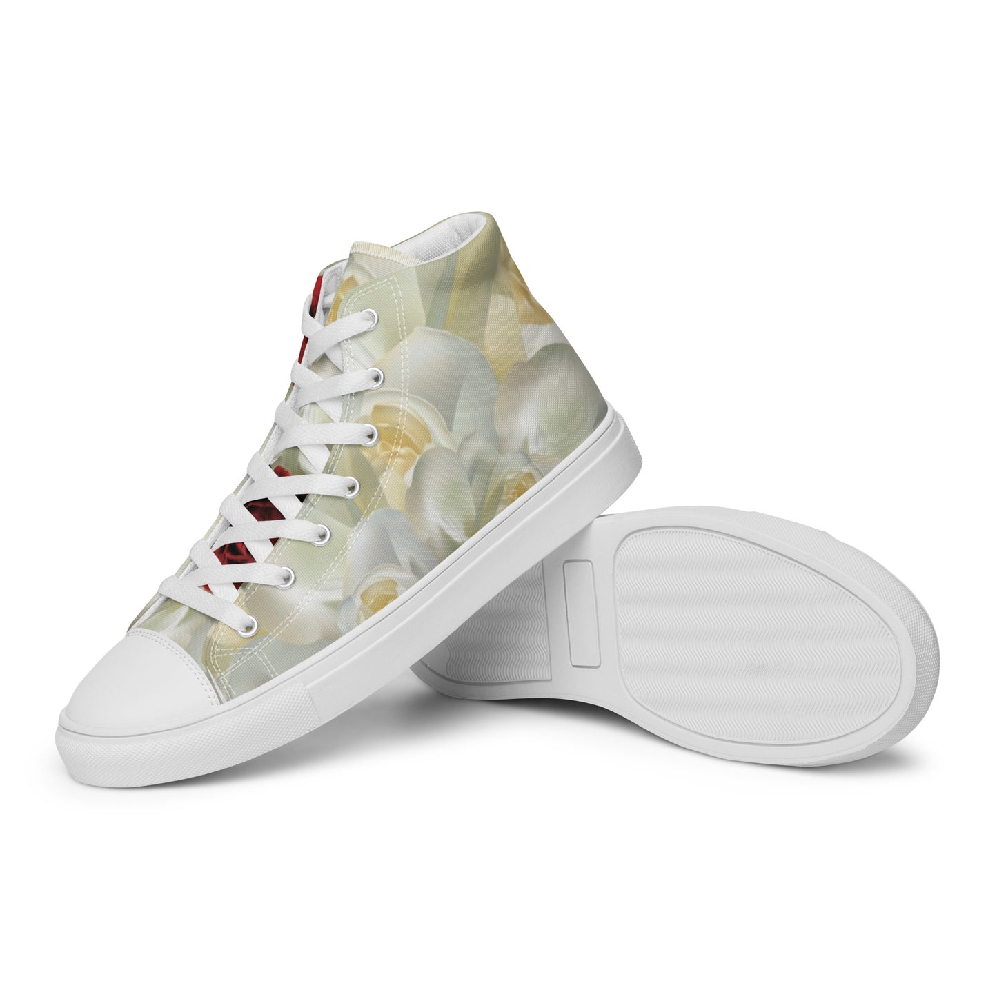 Drew Flowers Men’s High Top Canvas Shoes