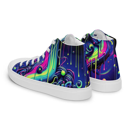 Nervous Men’s High Top Canvas Shoes (Swerve Edition)