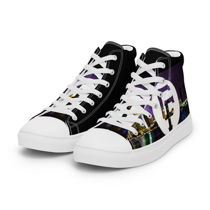 City Foreign Men’s High Top Canvas Shoes