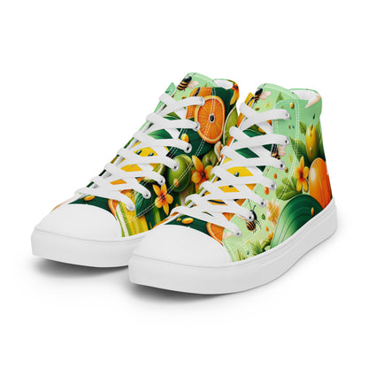 Juice County Men’s High Top Canvas Shoes