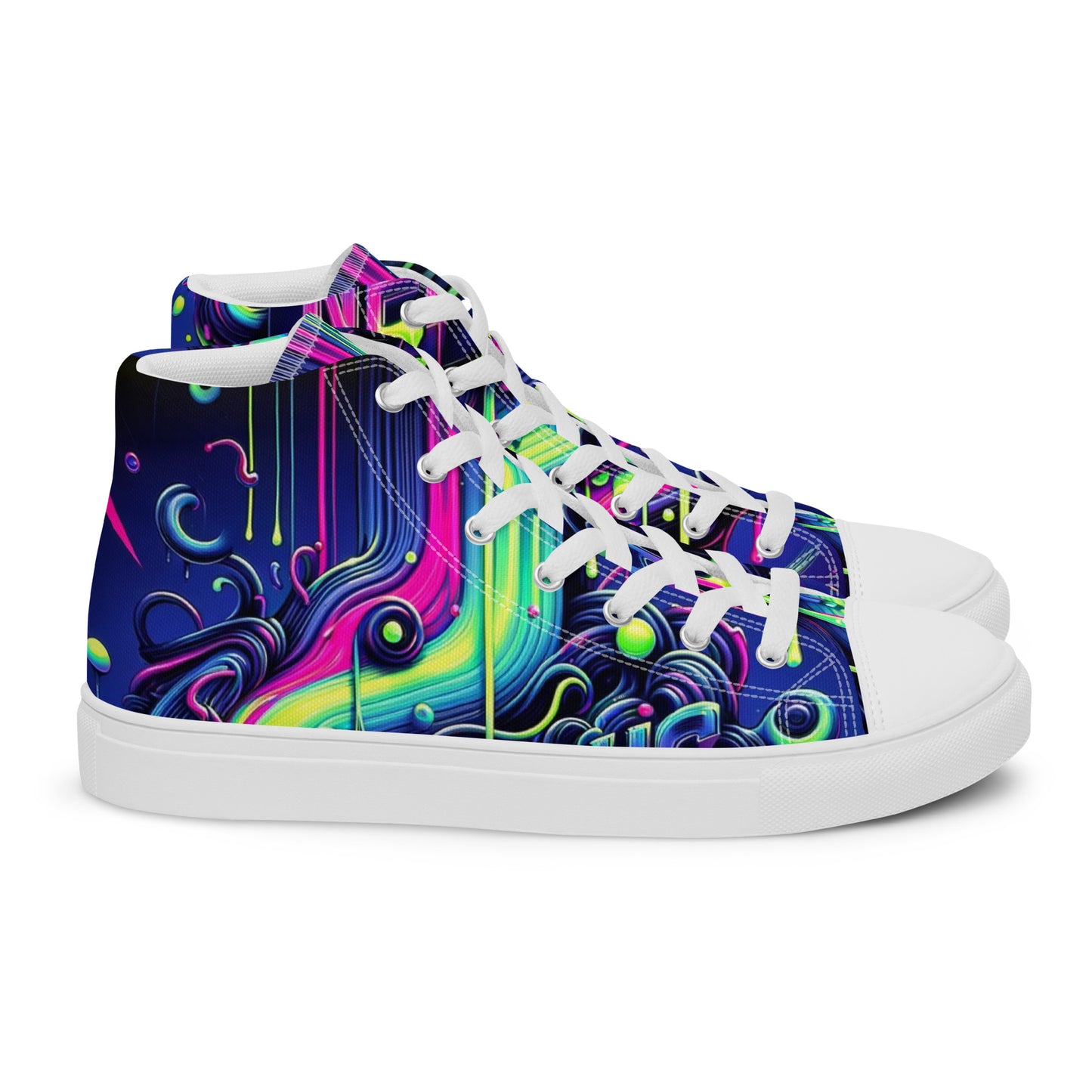 Nervous Men’s High Top Canvas Shoes (Swerve Edition)