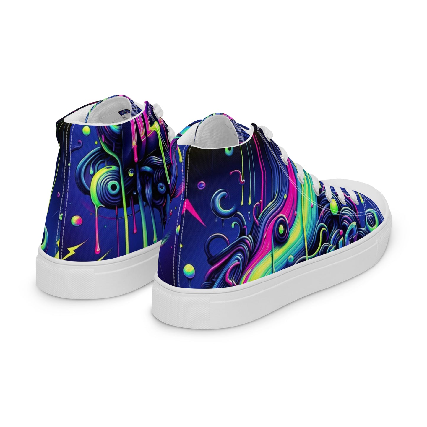 Nervous Men’s High Top Canvas Shoes (Swerve Edition)