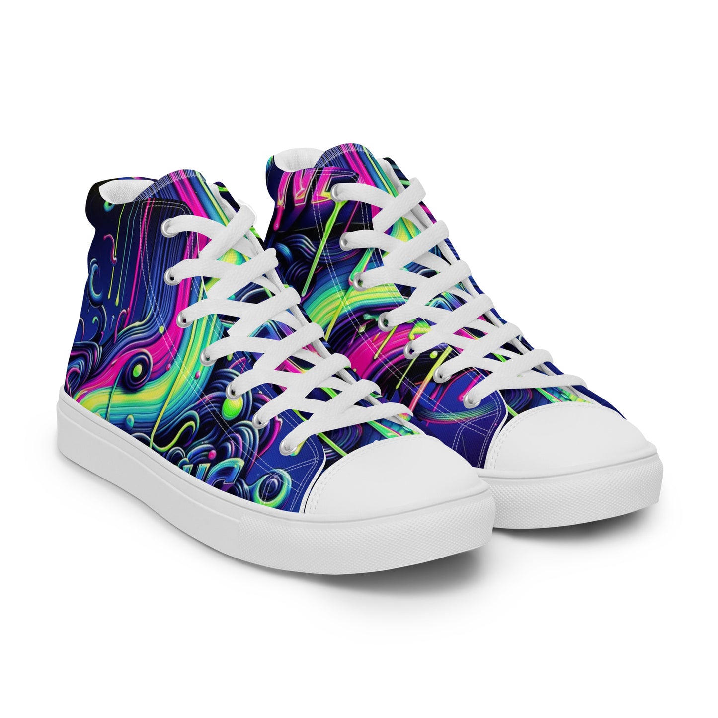 Nervous Men’s High Top Canvas Shoes (Swerve Edition)