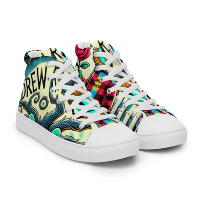 Drew Radley Men’s High Top Canvas Shoes