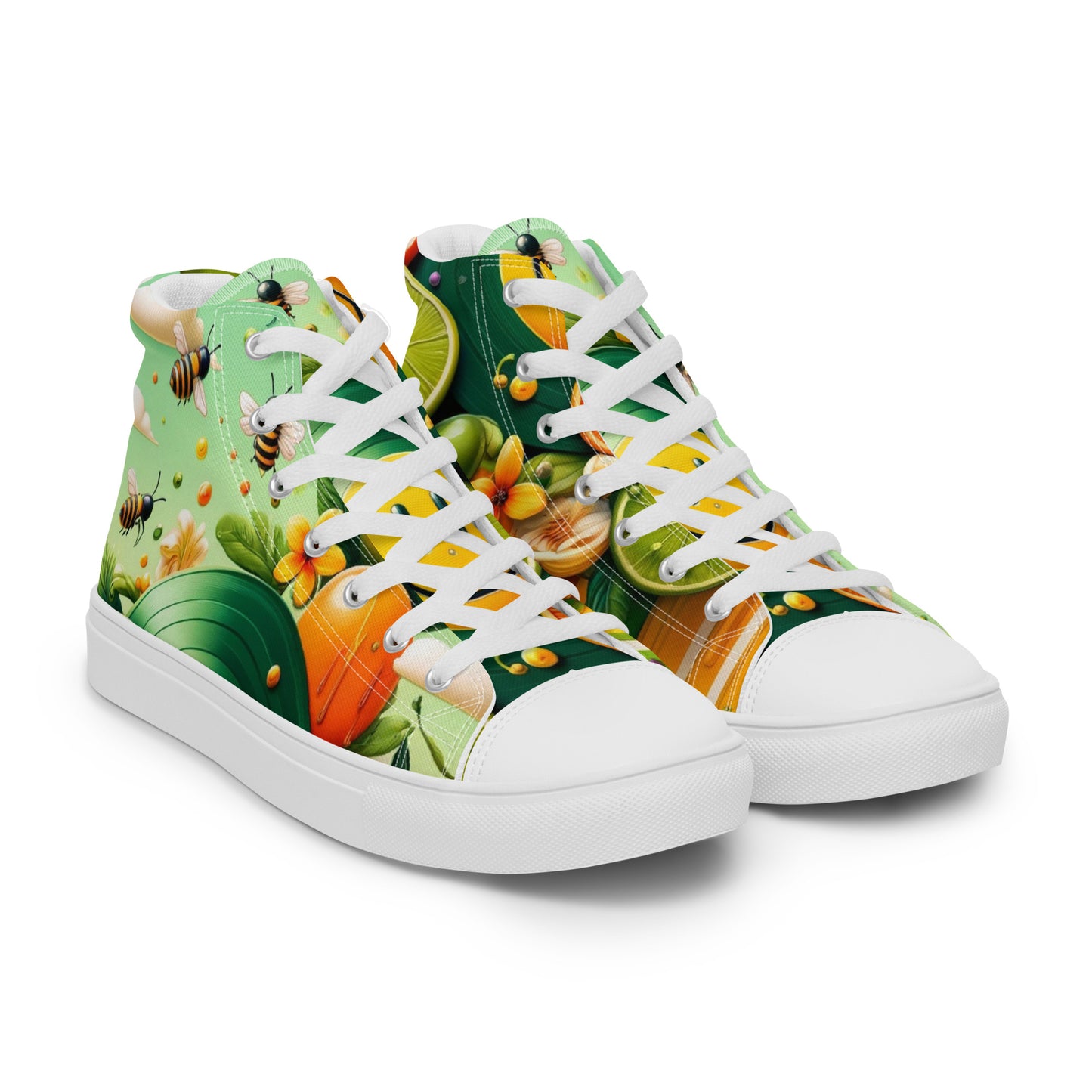 Juice County Men’s High Top Canvas Shoes