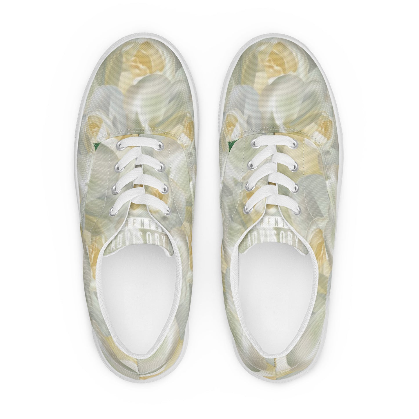 Drew Flowers Men’s Lace-Up Canvas Shoes