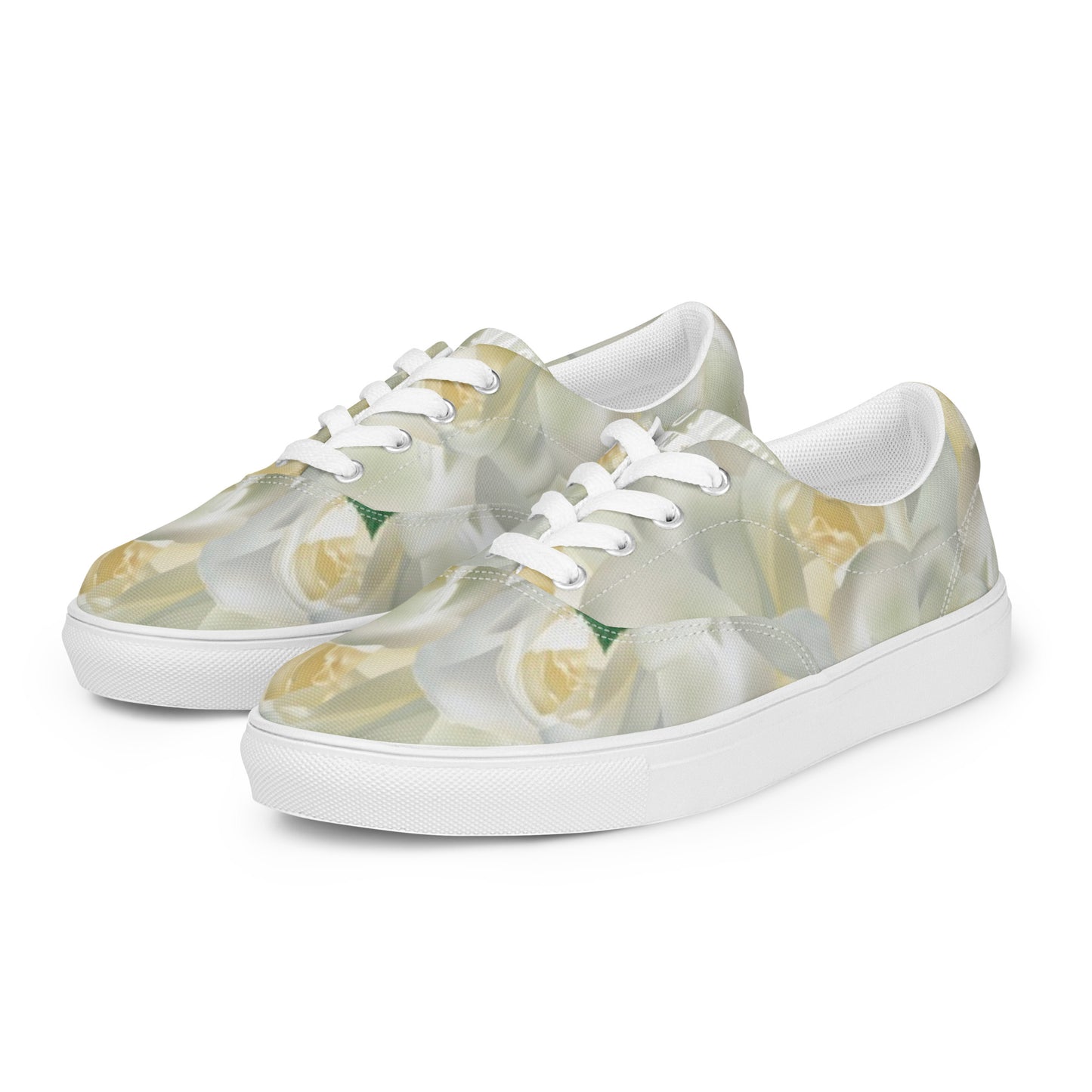 Drew Flowers Men’s Lace-Up Canvas Shoes