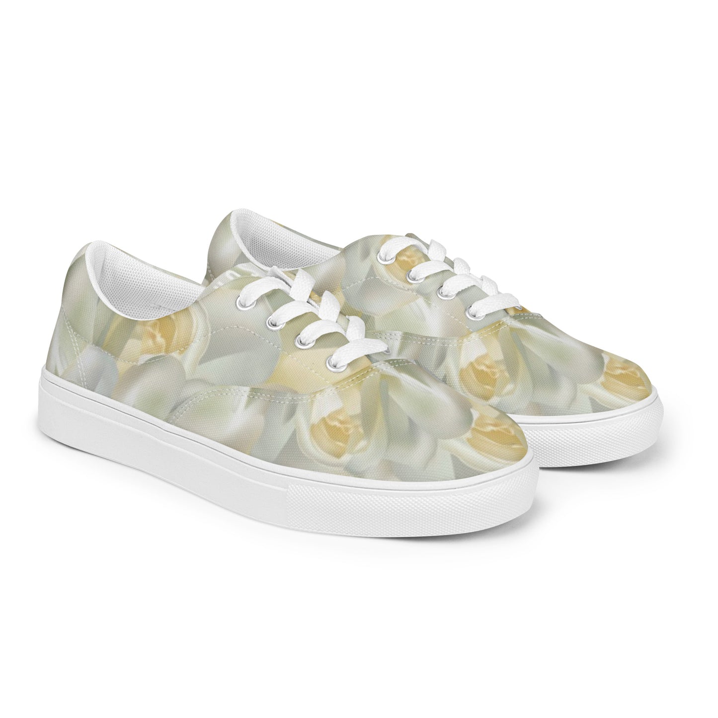 Drew Flowers Men’s Lace-Up Canvas Shoes