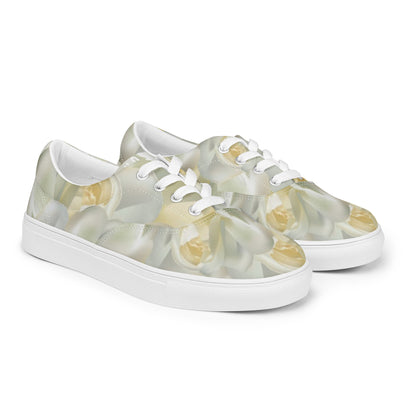 Drew Flowers Men’s Lace-Up Canvas Shoes