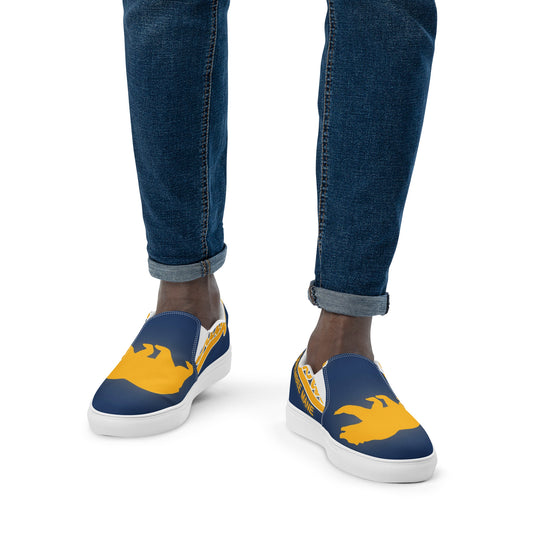 Californiaxotic Men’s Slip-On Canvas Shoes (Navy Edition)