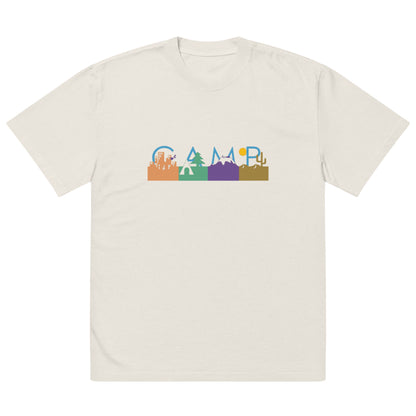 CAMPscapes Oversized Faded T-Shirt