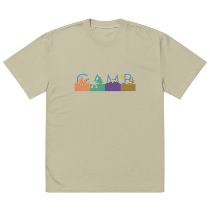 CAMPscapes Oversized Faded T-Shirt