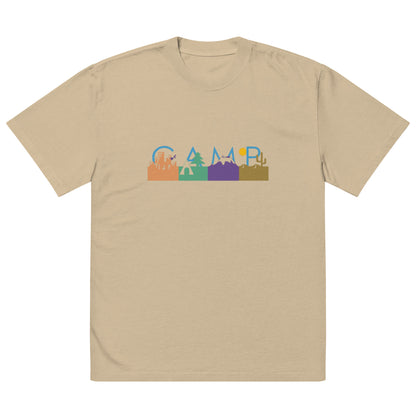 CAMPscapes Oversized Faded T-Shirt