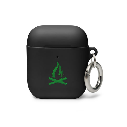 Green Flame Rubber Case for AirPods®