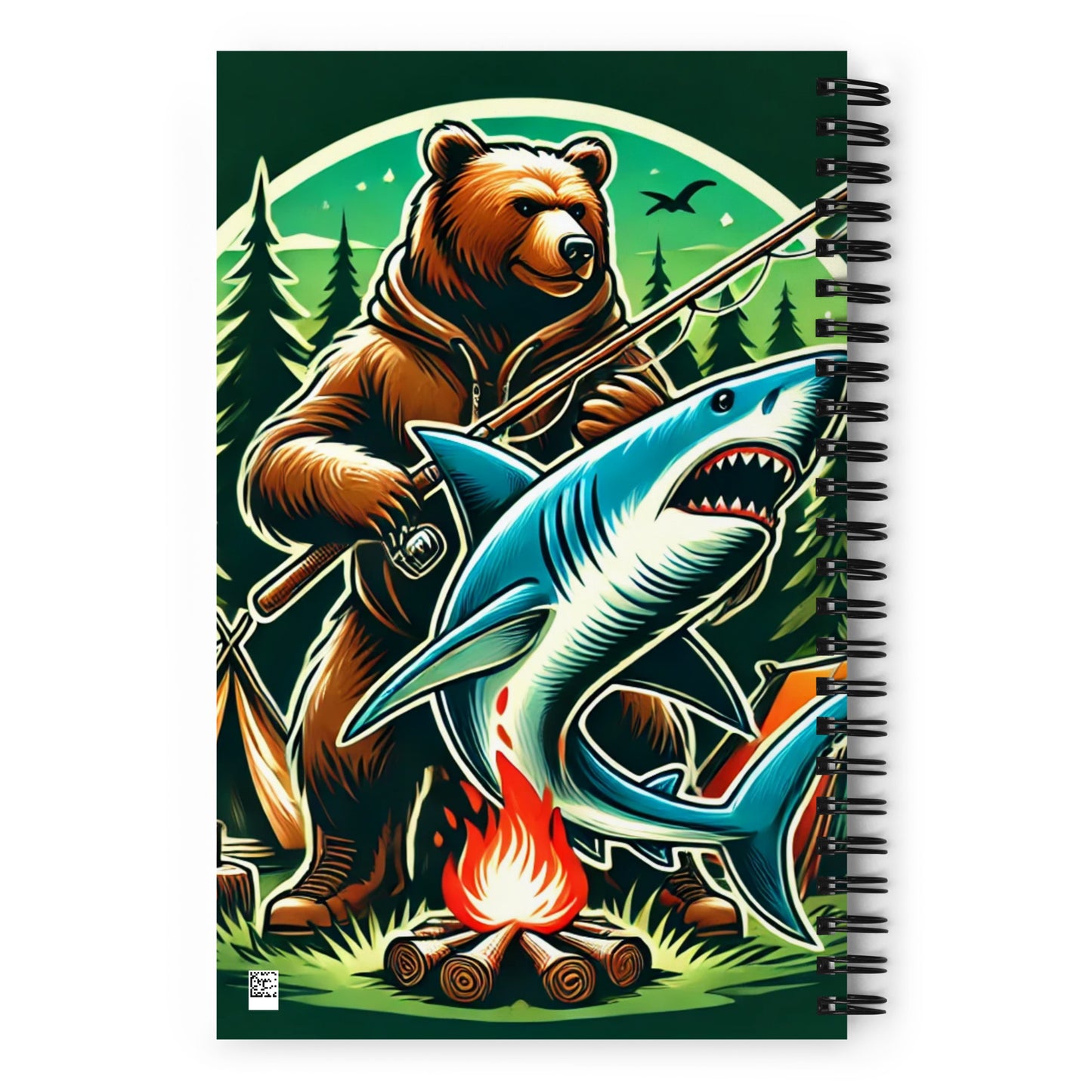 BirdBearShark Spiral Notebook