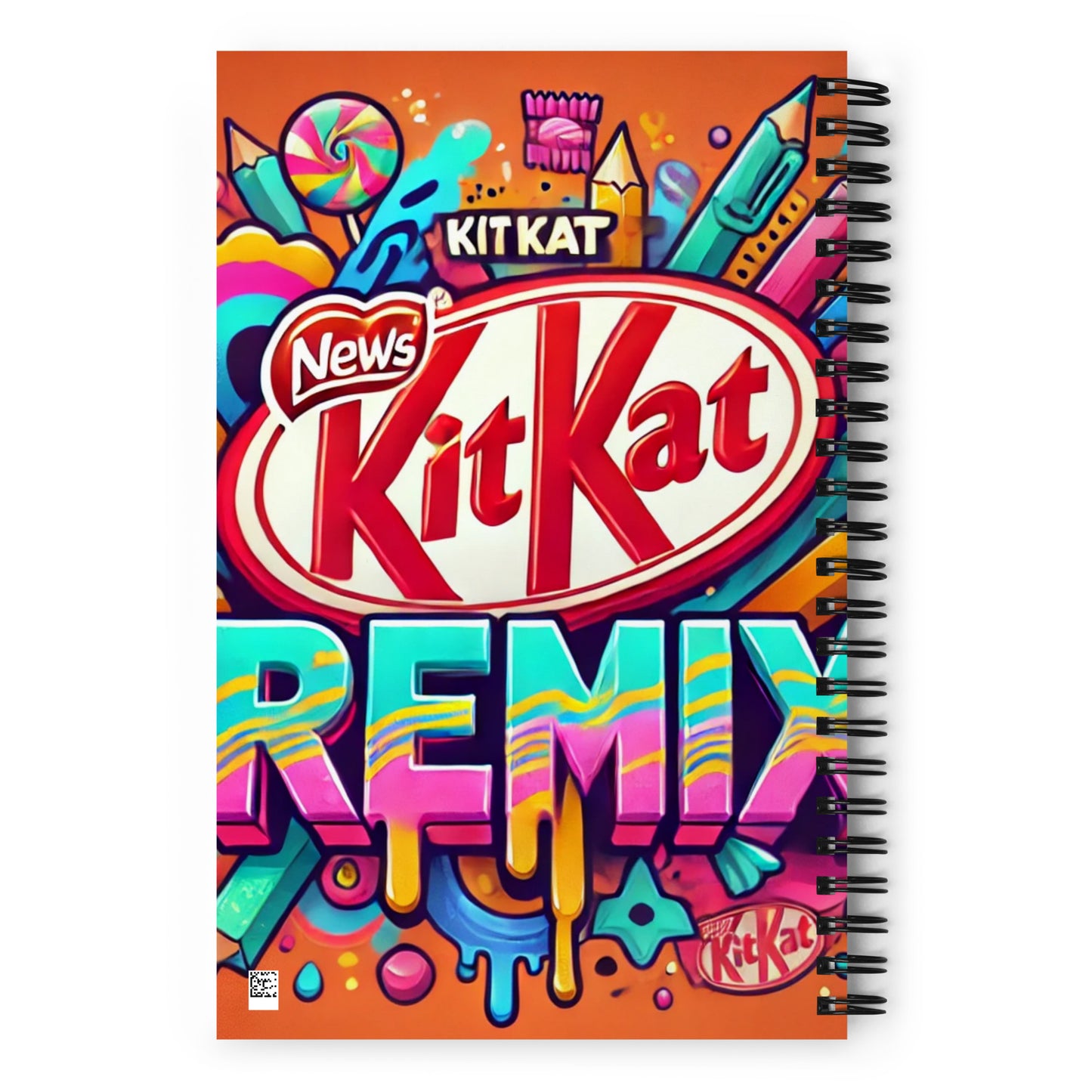 Kit Kat Remix Spiral Notebook