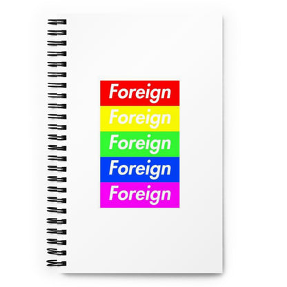 Supreme Foreign Spiral Notebook