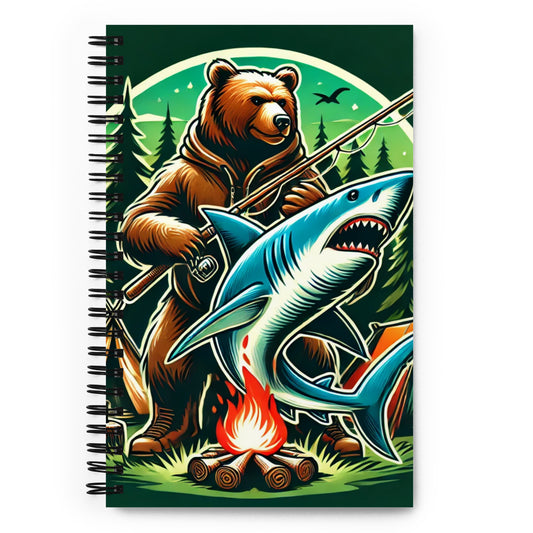 BirdBearShark Spiral Notebook