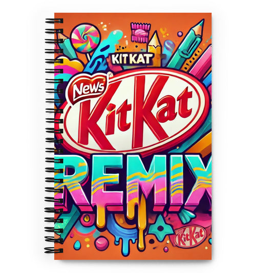 Kit Kat Remix Spiral Notebook