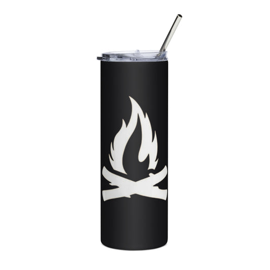 White Flame Stainless Steel Tumbler