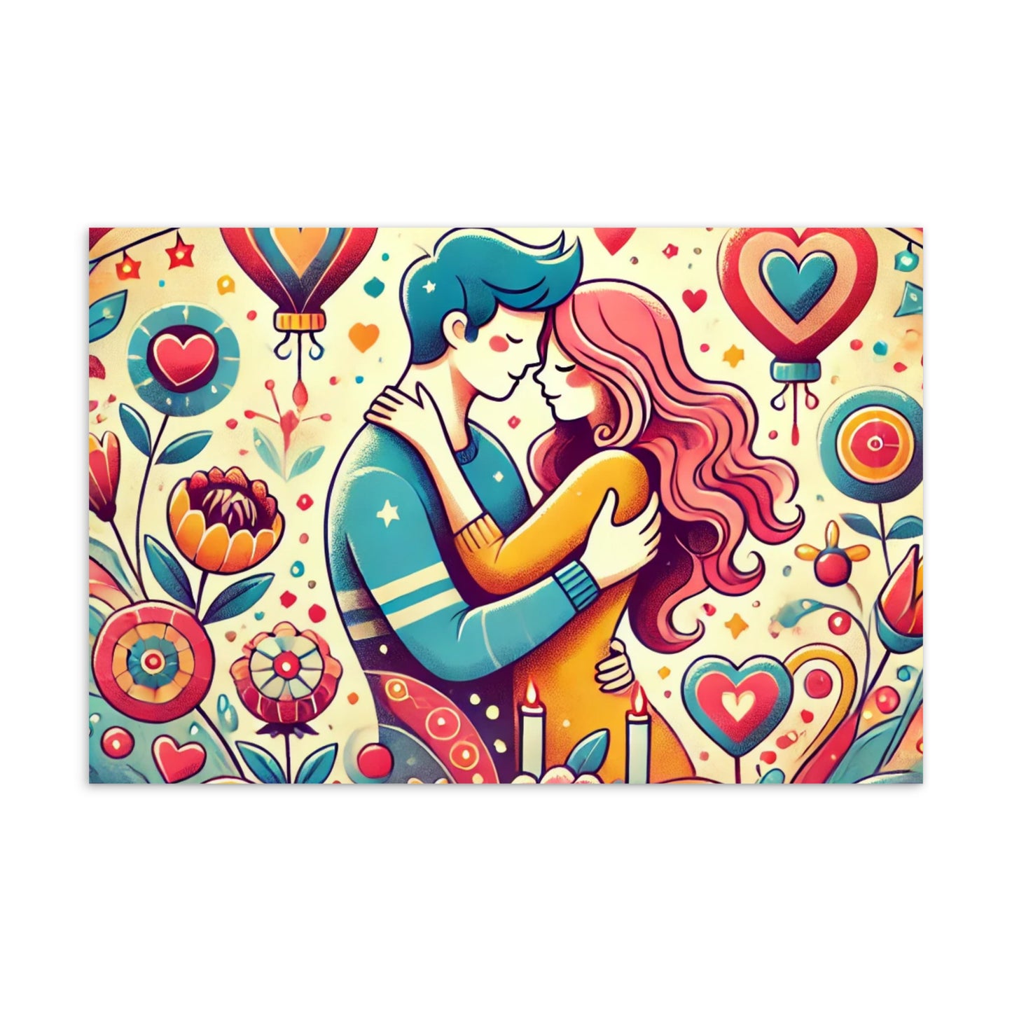 Romance Freestyle Standard Postcard