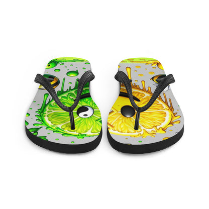 Lemon Lime Flip-Flops