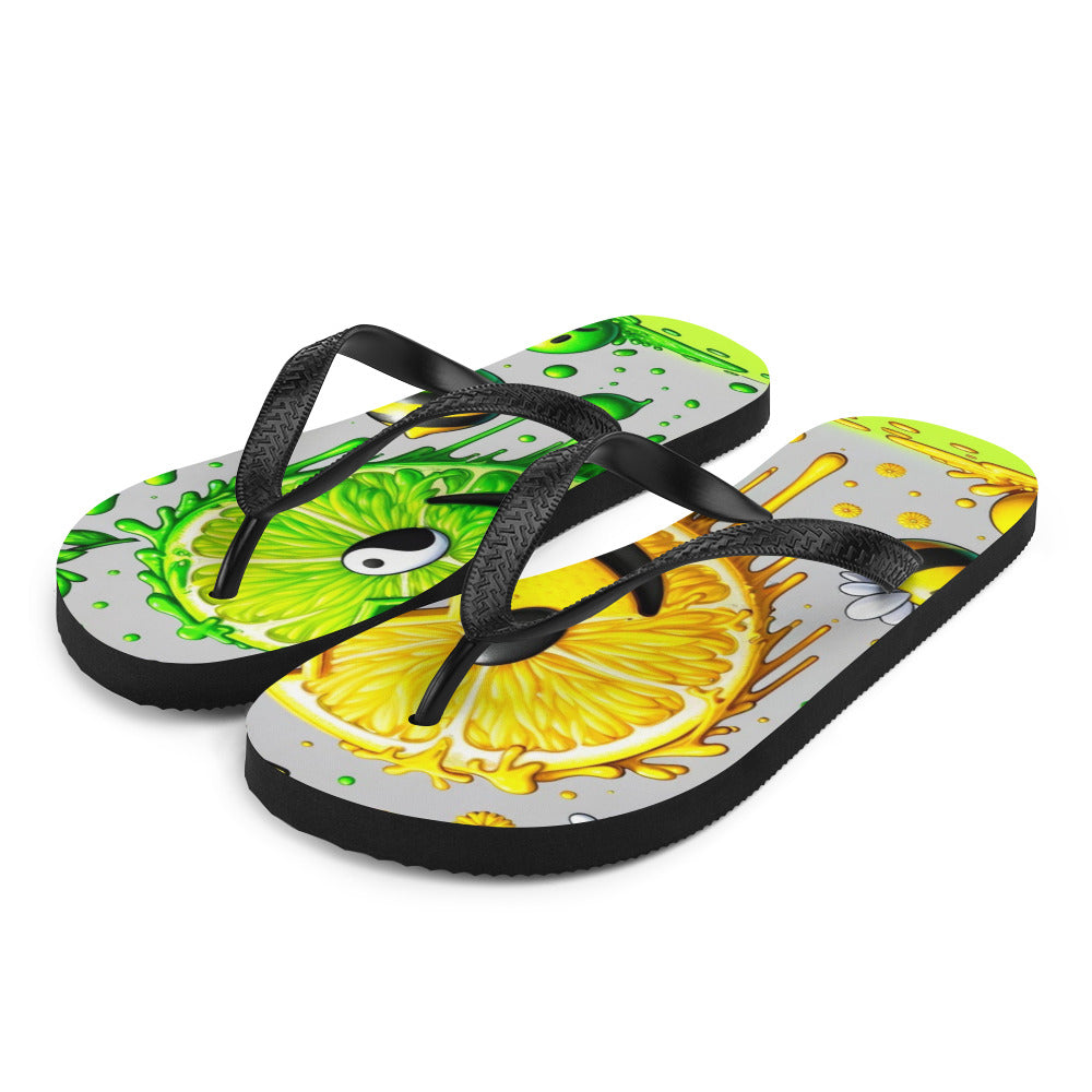 Lemon Lime Flip-Flops