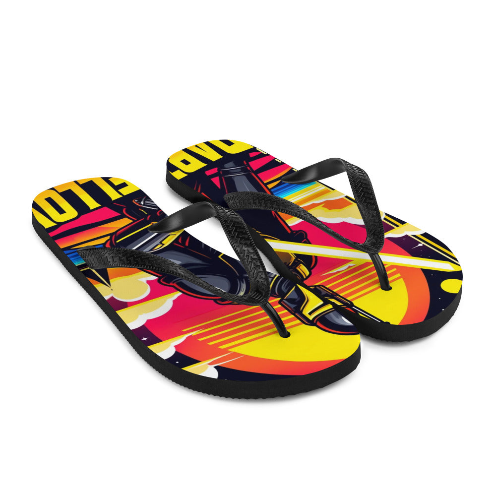 Darth Yellow Flip-Flops