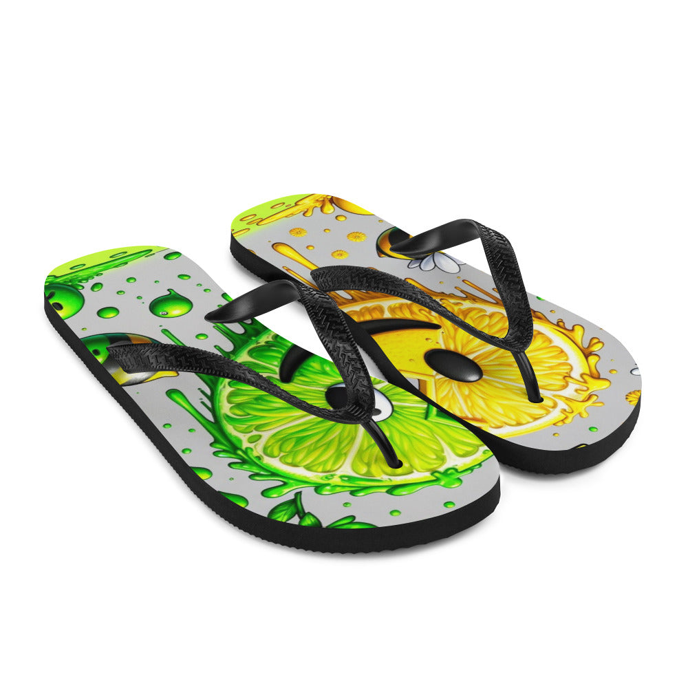 Lemon Lime Flip-Flops