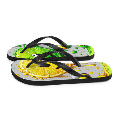 Lemon Lime Flip-Flops