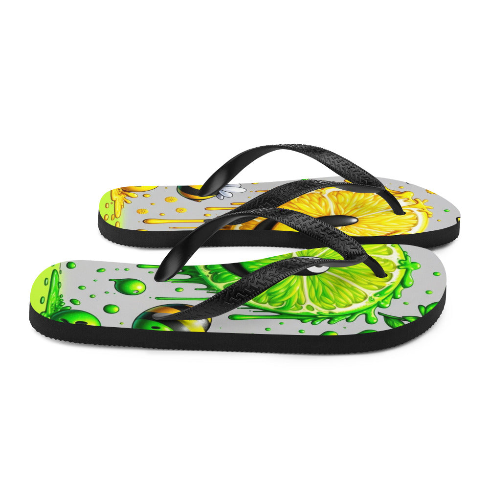 Lemon Lime Flip-Flops