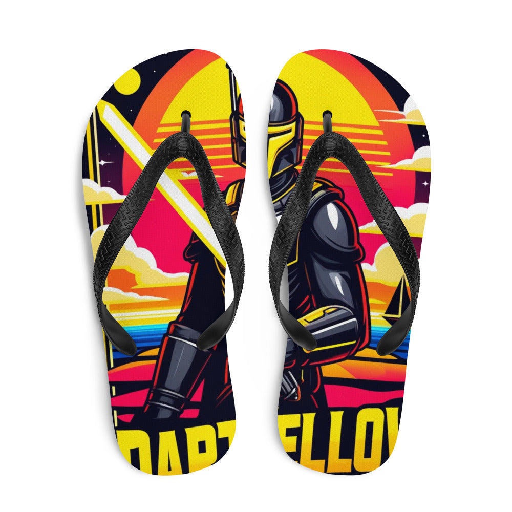 Darth Yellow Flip-Flops