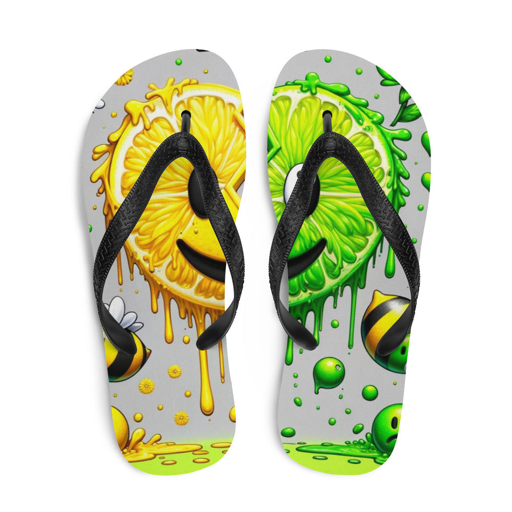 Lemon Lime Flip-Flops